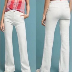Anthropologie Pilcro White Pants